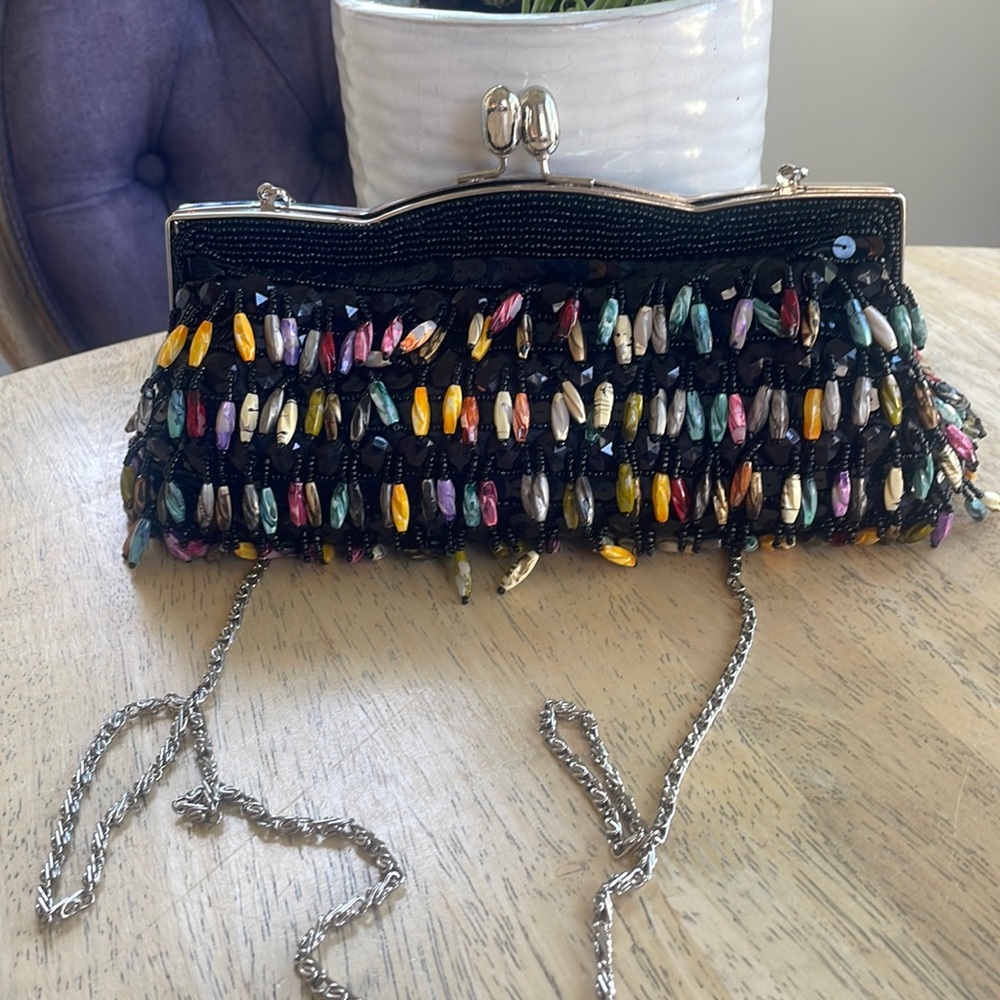 Vintage Moni Couture Beaded Evening Bag/Clutch